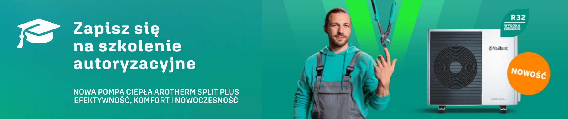VAILLANT - Szkolenie autoryzacyjne: aroTHERM Split plus - baner