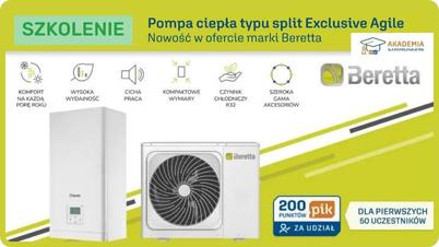 WEBINAR - Nowość Beretta - Pompa ciepła typu split Exclusive Agile