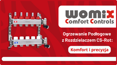 Ogrzewanie Podłogowe z Rozdzielaczem CS-Rot - WOMIX