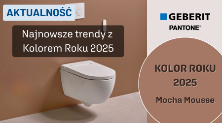 Najnowsze trendy z Kolorem Roku 2025 i GEBERIT