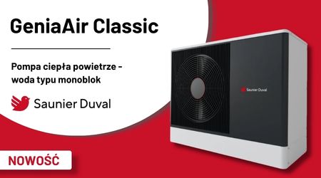 SAUNIER DUVAL – Nowe pompy ciepła GeniaAir Classic w Ofercie Specjalnej