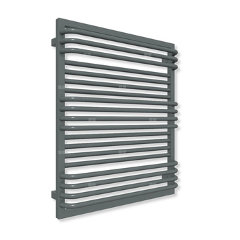 Grzejnik elektryczny TERMA POC 2 840 x 700 mm, kolor błyszcząca szarość, moc 800 W, podłączenie E8, kabel prosty bez wtyczki z maskownicą