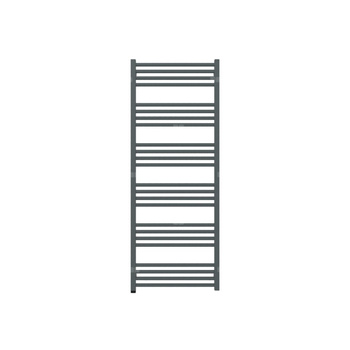 Grzejnik elektryczny TERMA FIONA ONE 1380 x 530 mm, kolor czarny anodowy, moc 600 W, podłączenie E1, kabel prosty bez wtyczki