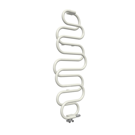 Grzejnik drabinkowy TERMA PERŁA, podłączenie ZX, wym. 1360 x 500 mm, kolor białe złoto