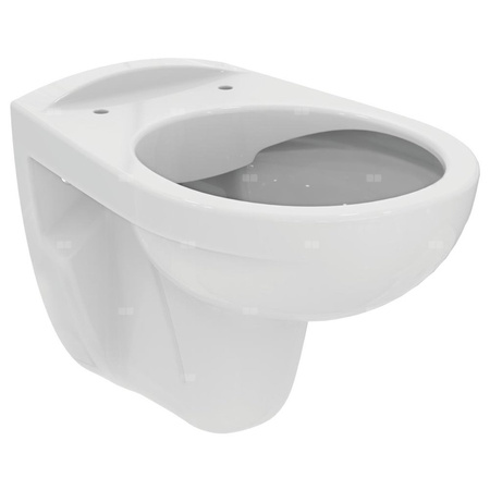 Miska WC wisząca IDEAL STANDARD EUROVIT porcelana szklista biała bez kołnierza wewnętrznego