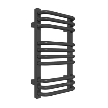 Grzejnik drabinkowy TERMA Alex, podłączenie SX, wym. 540 x 300 mm, kolor czarny RAL9017, moc 180W