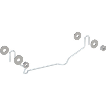 Elementy mocujące Geberit do półpostumentu umywalki, Kerafix: 30x11cm,