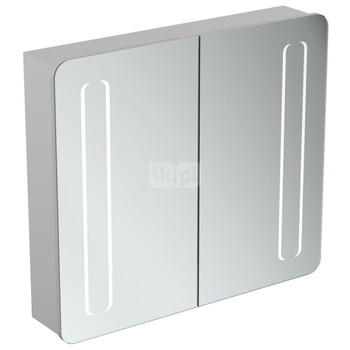 M+L SZAFKA Z LUST. WYS 80X70 MATT AL 20W