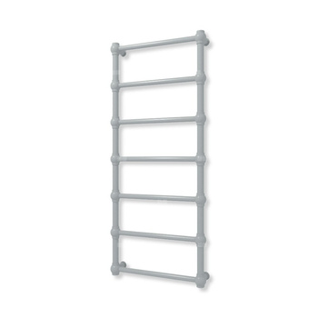 Grzejnik elektryczny TERMA RETRO 1170 x 500 mm, kolor metaliczny kamień, moc 300 W, podłączenie E8, kabel spiralny z wtyczką szary