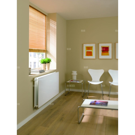 Grzejnik płytowy typ 20 KERMI X2 Plan-V, prawy wym. 505 x 805 mm, kolor biały, moc 649 W