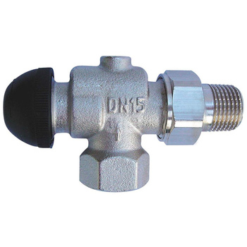 Zawór grzejnikowy termostatyczny HERZ TS-90-H kątowy spec., połączenie 1/2'' (niklowanie)