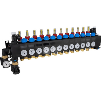 ProCalida CC 1 na 12 obiegów grzewczych, rotametry 0,75÷3,75 l/min