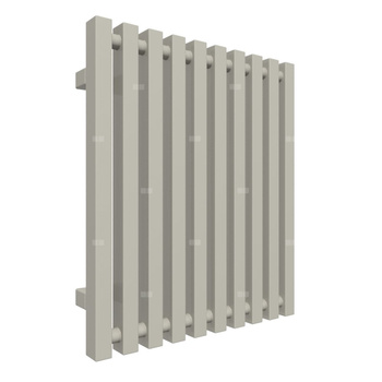 Grzejnik drabinkowy TERMA TRIGA, podłączenie PX, wym. 560 x 480 mm, kolor szary jedwabisty RAL7044, moc 356W