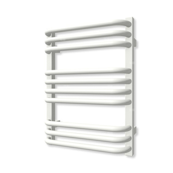 Grzejnik elektryczny TERMA ALEX 540 x 400 mm, kolor biała ściana, moc 200 W, podłączenie E8, kabel prosty z wtyczką