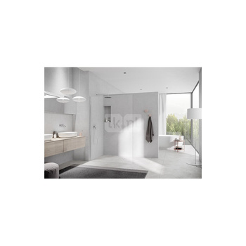 Kermi Walk-In XC WIO 1100x 2000 BV: 1080-1090 srebro wysoki połysk, szkło ESG przezroczyste z Clean