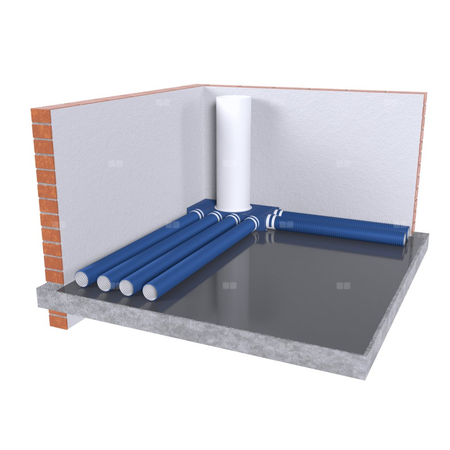 Moduł bazowy skrzynki rozprężnej lub rozdzielacza