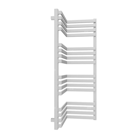 Grzejnik drabinkowy TERMA INCORNER, podłączenie SX, wym. 1005 x 350 mm, kolor efekt chromu