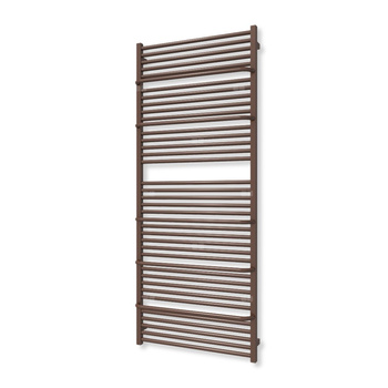 Grzejnik drabinkowy TERMA LIMA, podłączenie ZX, wym. 1700 x 700 mm, kolor brązowy orzechowy RAL8011 (farba), moc 1183W