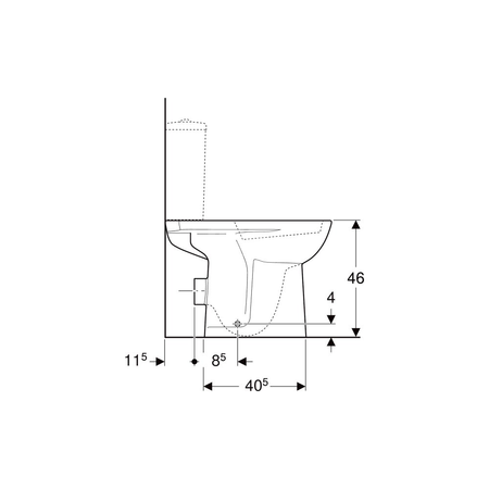 Deska sedesowa Geberit Selnova z siedziskiem dla dzieci, mocowanie od góry: Wolne opadanie=Tak, Zawiasy wypinane=Tak, Mocowanie=Od góry, Biały / Błyszczący