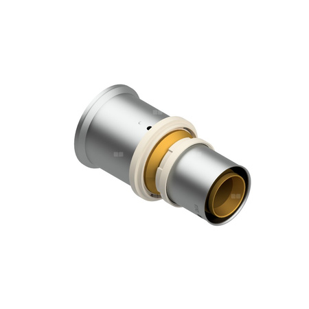 Złączka prosta zaprasowywana QIK XPRT redukcja, mosiądz, 75 mm x 40 mm (złącze zaprasowywane)