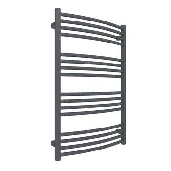 Grzejnik drabinkowy TERMA LENA, podłączenie ZX, wym. 900 x 600 mm, kolor metaliczna czerń (farba), moc 460W