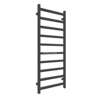 Grzejnik drabinkowy TERMA SIMPLE ONE, podłączenie S8, wym. 1200 x 500 mm, kolor czarny jak kruk soft RAL9005