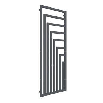 Grzejnik drabinkowy TERMA ANGUS V, podłączenie ZX, wym. 1780 x 680 mm, kolor szary grafitowy RAL7024, moc 1116W