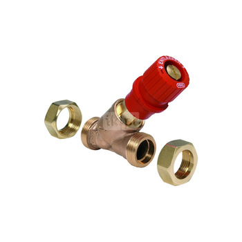 Kombi 3-Plus czerwony, zasilanie, 1 1/4", gw. zewn.