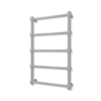 Grzejnik elektryczny TERMA RETRO 800 x 500 mm, kolor metaliczny kamień, moc 200 W, podłączenie E1, kabel prosty bez wtyczki z maskownicą