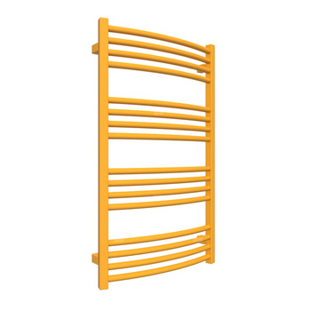 Grzejnik drabinkowy TERMA LENA, podłączenie SX, wym. 900 x 536 mm, kolor żółty sygnałowy RAL1003, moc 418W