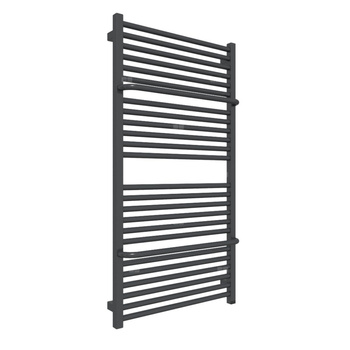 Grzejnik drabinkowy TERMA LIMA ONE, podłączenie S1, wym. 1140 x 600 mm, kolor metaliczna czerń, moc 675W