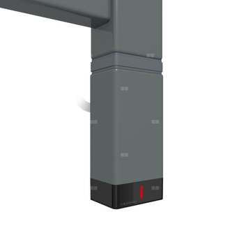 Grzałka TERMA One P30x40, 800W Tuba, RAL 7012, kabel spiralny z wtyczką [czarny, 2,5m, logo Terma, instr. TERMA]