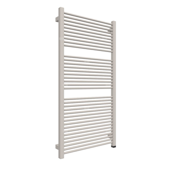 Grzejnik elektryczny TERMA MIKE ONE 530 x 1035 mm, kolor vibrant brown, moc 600 W, podłączenie E1, kabel prosty bez wtyczki 1,5m srebrzysty