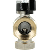 Zawór kulowy z filtrem siatkowym i magnesem BFV, GW G3/4''