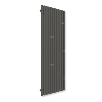 Grzejnik elektryczny TERMA TRIGA E 1700 x 580 mm, kolor szary ciemny RAL7022, moc 1200 W, podłączenie E8, kabel spiralny z wtyczką