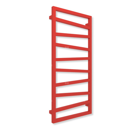 Grzejnik elektryczny TERMA ZIGZAG 1310 x 500 mm, kolor soft 3020, moc 600 W, podłączenie E8, kabel prosty bez wtyczki z maskownicą