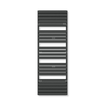 Grzejnik drabinkowy TERMA WARP T BOLD, podłączenie Z8, wym. 1690 x 600 mm, kolor czarny jak kruk soft (farba), moc 1410W