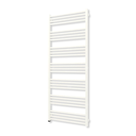 Grzejnik elektryczny TERMA FIONA ONE 1620 x 630 mm, kolor biały drogowy RAL9016, moc 800 W, podłączenie E1, kabel prosty bez wtyczki szary