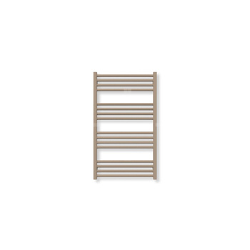 Grzejnik drabinkowy TERMA FIONA, podłączenie SX, wym. 900 x 530 mm, kolor irchowo-szary RAL1019 (farba), moc 407W