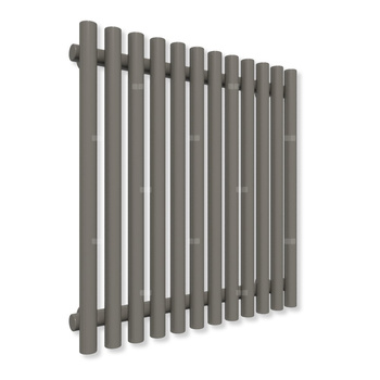 Grzejnik elektryczny TERMA TUNE VWS E 600 x 590 mm, kolor błyszczący żwir, moc 400 W, podłączenie E2, kabel przyłącze ts1/ss1