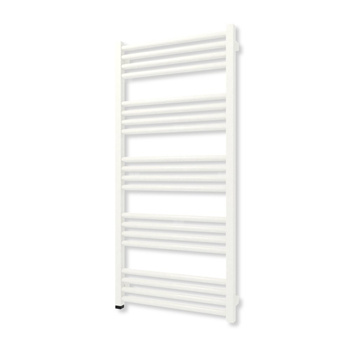 Grzejnik elektryczny TERMA FIONA ONE 1140 x 530 mm, kolor biała ściana, moc 600 W, podłączenie E1, kabel prosty bez wtyczki czarny