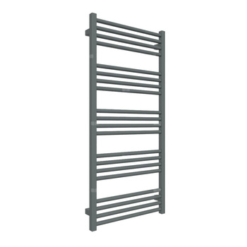 Grzejnik drabinkowy TERMA FIONA, podłączenie ZX, wym. 1140 x 530 mm, kolor metaliczny szary, moc 511W