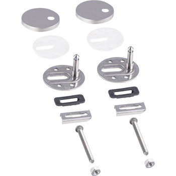 Zestaw trzpieni mocujących Geberit do deski sedesowej z zawiasami wypinanymi z centralnym odblokowaniem