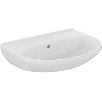 Umywalka 595x460x175 mm, bez otworu na baterię, z przelewem - ULYSSE S