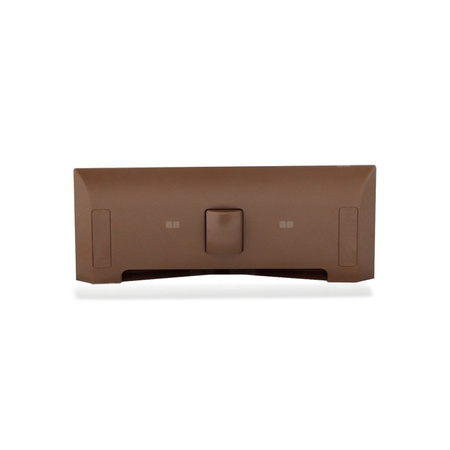 Automatyczna szufelka do zabudowy w ścianie LVac, kolor jasny brąz