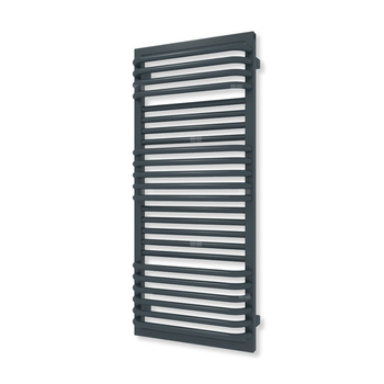 Grzejnik drabinkowy TERMA POC 2, podłączenie SX, wym. 1040 x 450 mm, kolor szaro-niebieski RAL5008 (farba), moc 556W