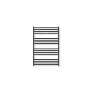 Grzejnik drabinkowy TERMA FIONA, podłączenie ZX, wym. 900 x 600 mm, kolor czarny sygnałowy mat RAL9004 (farba), moc 451W