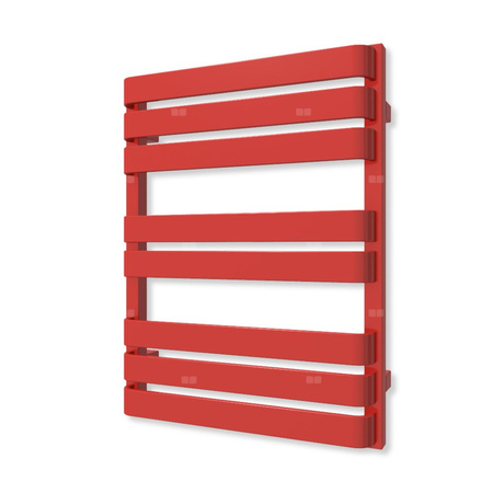 Grzejnik drabinkowy TERMA WARP T, podłączenie SX, wym. 650 x 500 mm, kolor żywa czerwień RAL3028 (farba), moc 325W