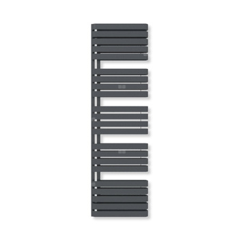 Grzejnik elektryczny TERMA WARP S 1690 x 500 mm, kolor nowoczesna szarość, moc 800 W, podłączenie E1, kabel prosty bez wtyczki z maskownicą