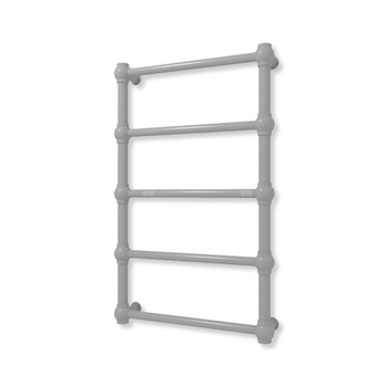 Grzejnik elektryczny TERMA RETRO 800 x 500 mm, kolor stal nierdzewna, moc 200 W, podłączenie E1, kabel prosty bez wtyczki z maskownicą